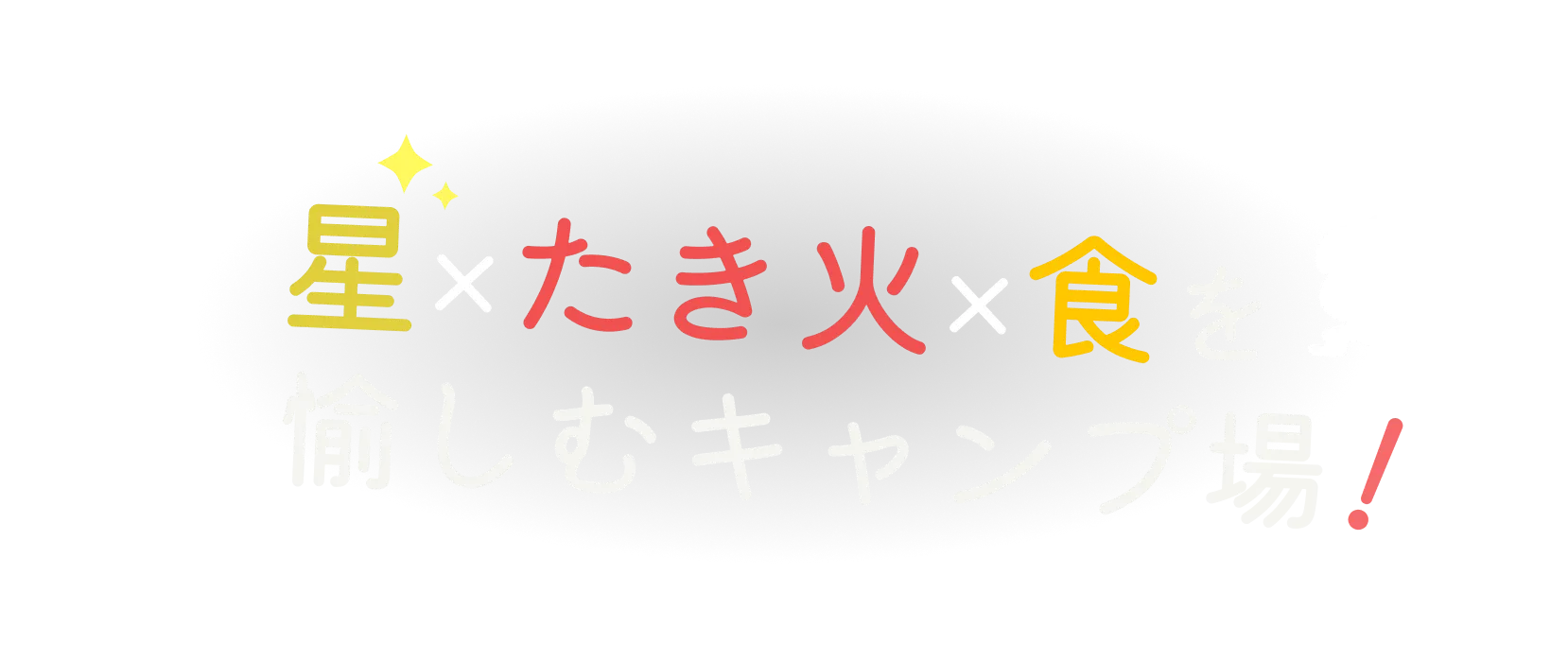 星×たき火×食を愉しむキャンプ場!